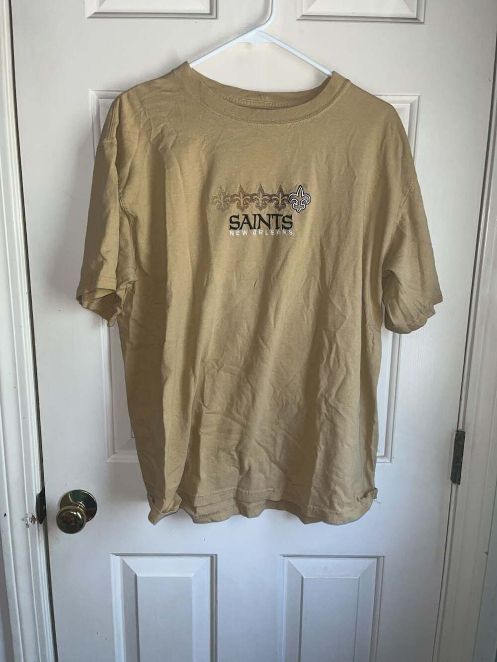 NFL Team Apparel New Orleans Saints Graphic T-Shirt Size Large